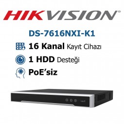 Hikvision DS-7616NXI-K1 16 Kanal Nvr Kayıt Cihazı